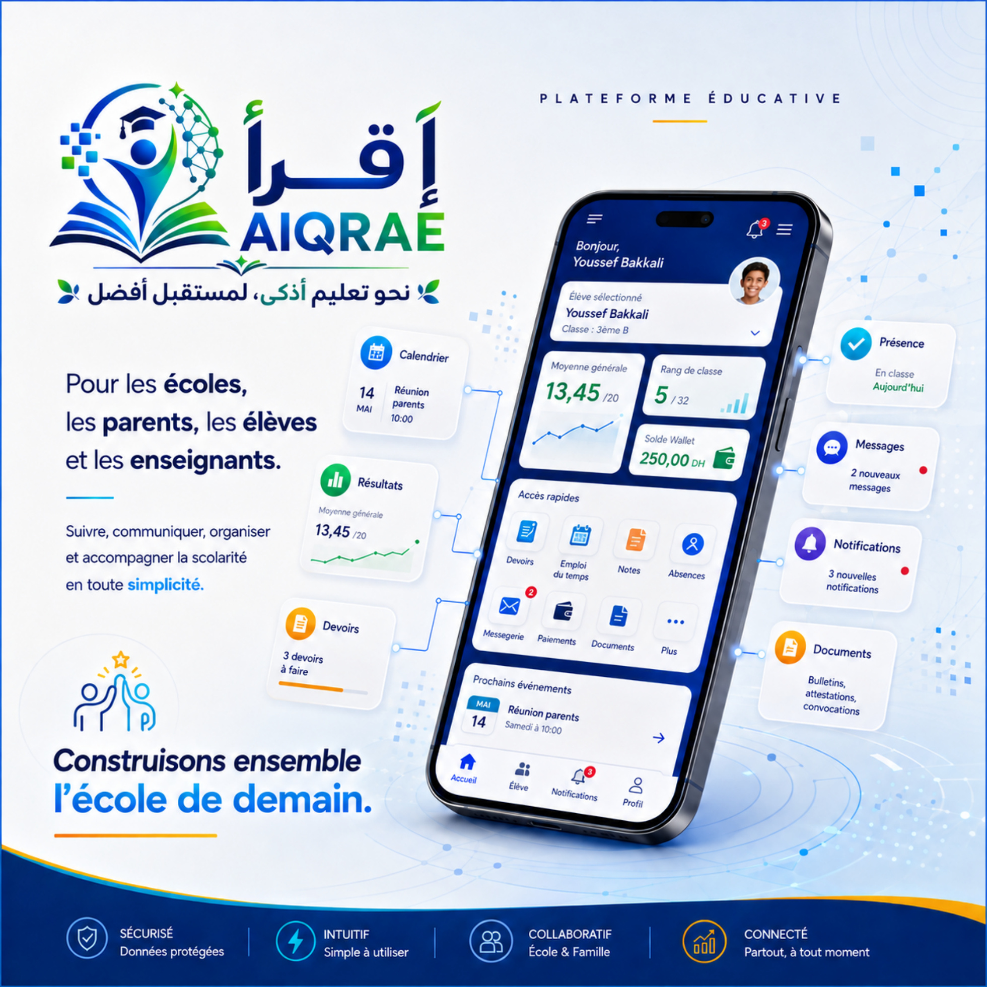 Brochure Officielle AIQRAE (إقرأ) 12 Pages