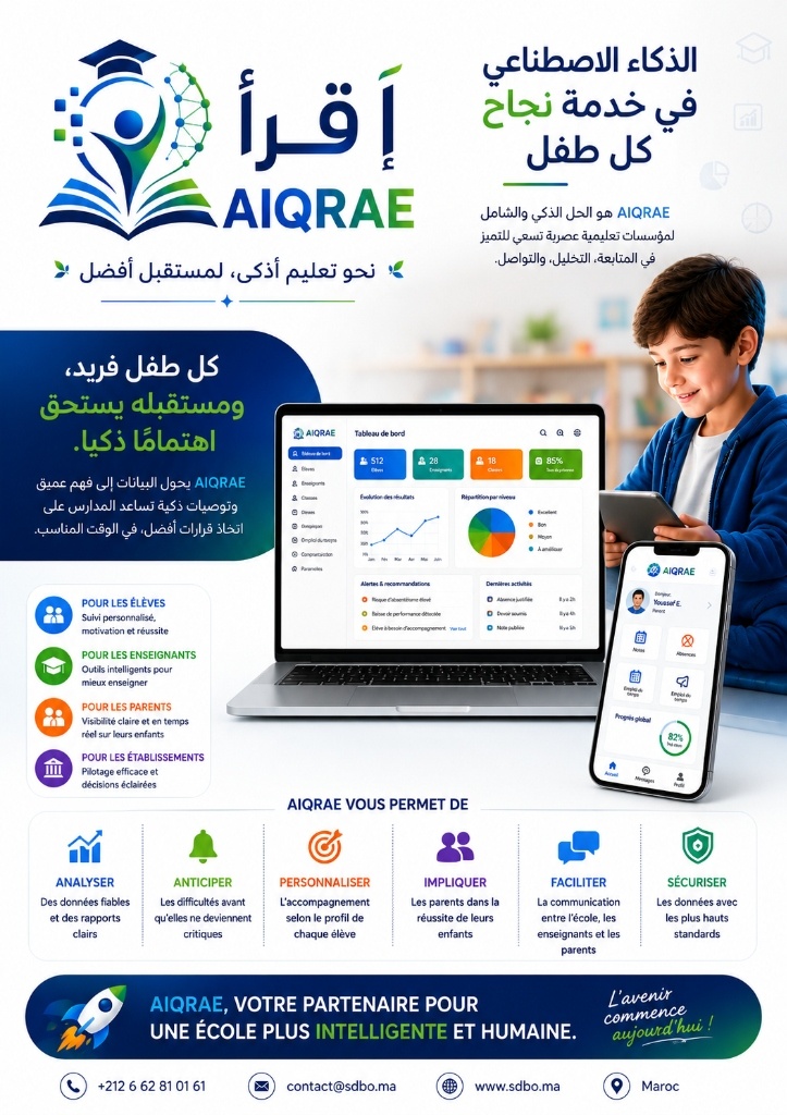 Brochure AIQRAE (إقرأ) Intelligence Artificielle